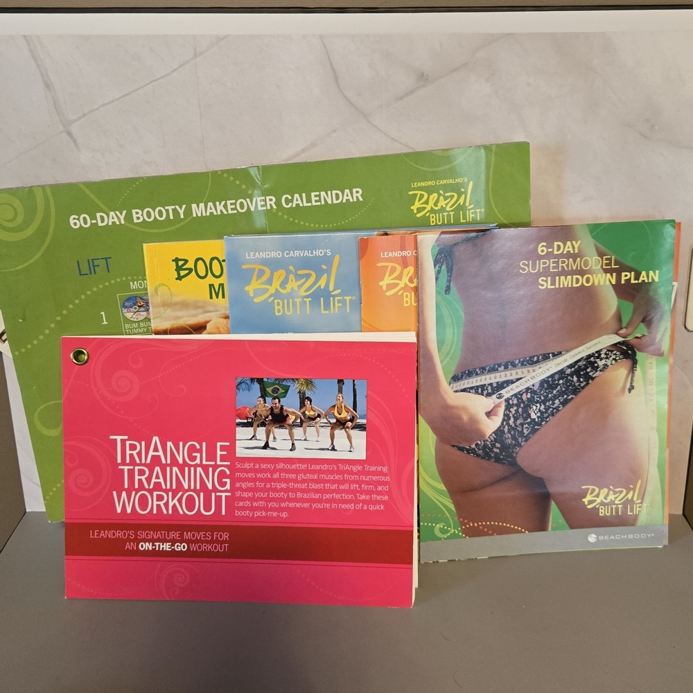 Brazil Butt Lift beachbody Bodi workout DVD set Meal Plan, Calendar,‎ Slimdown - Picture 4 of 12